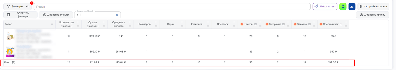 Итог