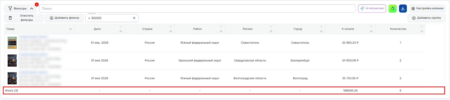 Итог