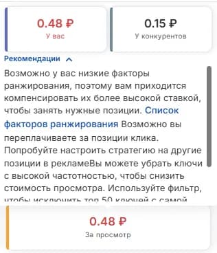 Детальная информация статистики