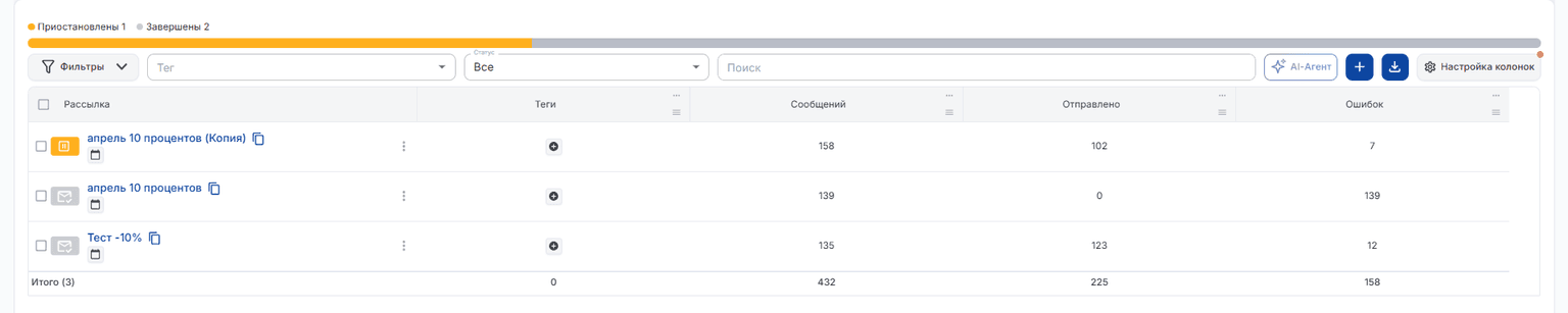 Список рассылок