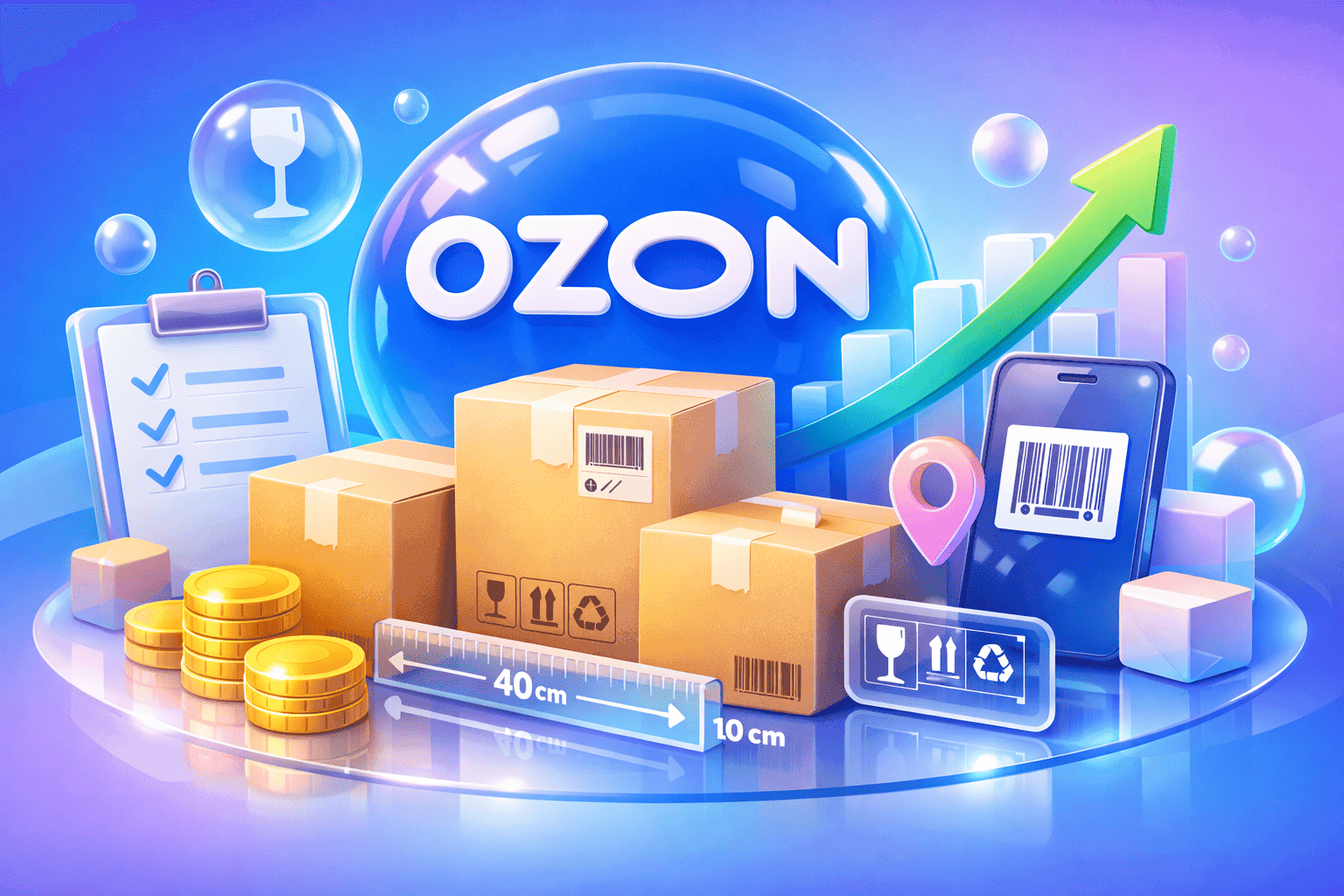 Правильно упаковать товар для Ozon: требования к упаковке (FBO/FBS/RealFBS), габариты и маркировка