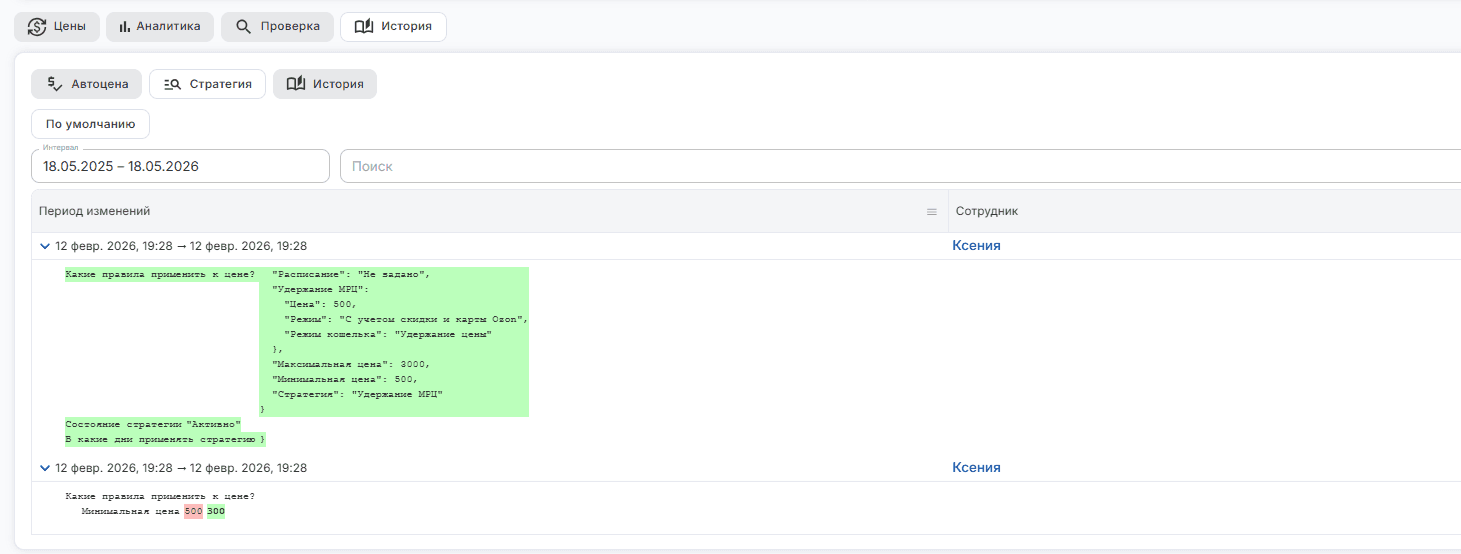 История стратегия